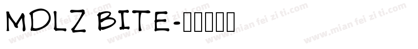 MDLZ BITE字体转换